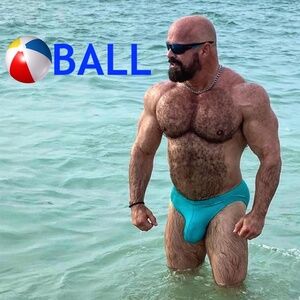 Ball Lowrise Pouch Swim Briefs 34-39" waist Nylon / spandex Gently worn Unlined